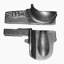 Pan Section from flintlock  pistol (ML16)