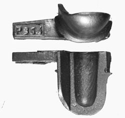 Pan Section from Continental flintlock rifle (ML16)