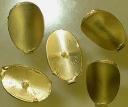 Gold stock escutcheon (NLR)